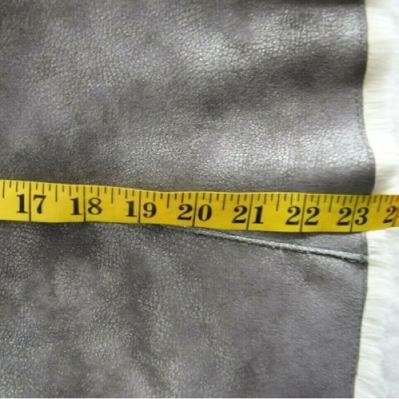PECK & PECK Weekend Women Faux Fur Lined Soft Grey Reversible Jacket, Sz… - Picture 7 of 13